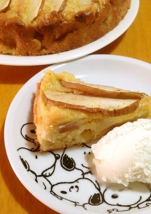 りんごケーキ♪簡単♡甘さ控えめ☆-レシピのメイン写真