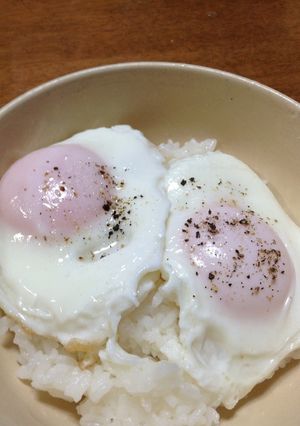 パパの目玉焼き丼【簡単・早い・ランチ】-レシピのメイン写真