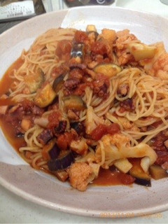 蛸とカリフラワーのトマトソースパスタ-レシピのメイン写真