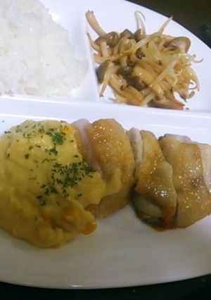 思い出の味☆チキンにコーンクリームソース-レシピのメイン写真