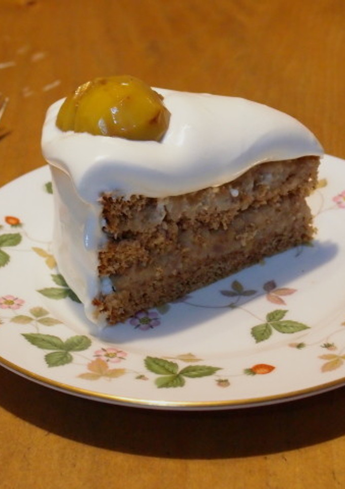 栗のショートケーキ（ちょっとだけ紅茶味）-レシピのメイン写真