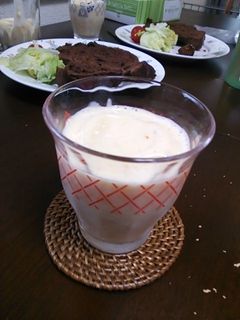 秋の味覚◎柿と林檎のジュース-レシピのメイン写真