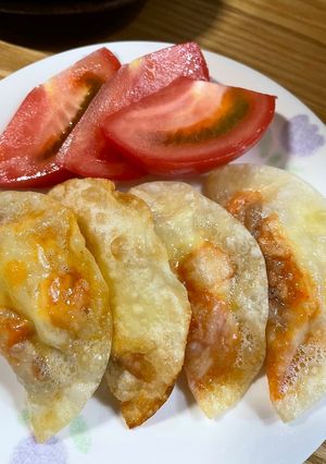 キムチ&納豆&チーズの揚げ餃子-レシピのメイン写真