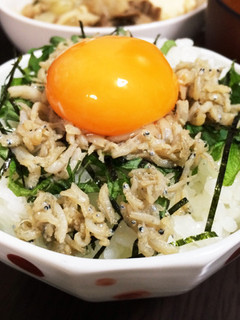 紫蘇としらす♡甘辛丼-レシピのメイン写真