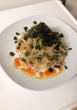 レンジで簡単☆もやしのナムル☆悪阻中に♪-レシピのメイン写真
