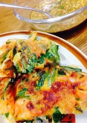 野菜たっぷり簡単チヂミ♪-レシピのメイン写真