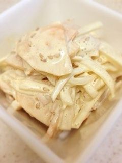 簡単♩柿と大根のごまマヨサラダ-レシピのメイン写真