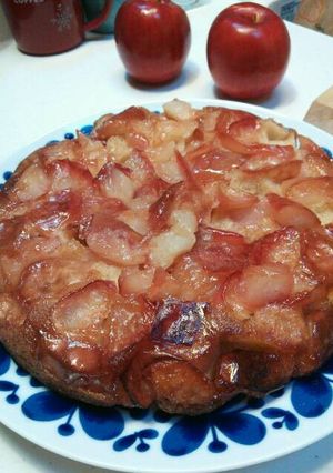 ストウブで作る紅玉のサイドダウンケーキ-レシピのメイン写真