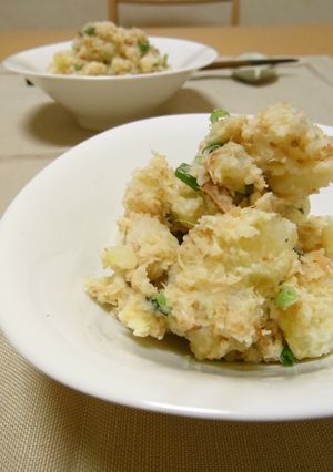 ツナと万能ねぎの簡単ポテトサラダ-レシピのメイン写真