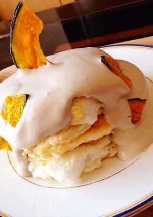ふわふわとろける♡雲みたいなパンケーキ-レシピのメイン写真