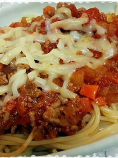 簡単ミートソーススパゲティ-レシピのメイン写真