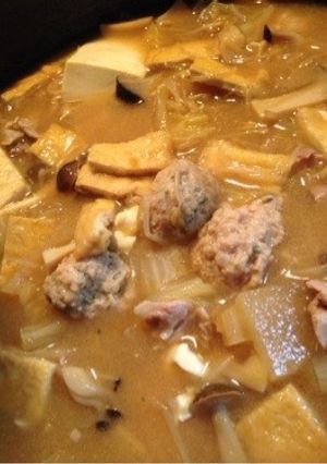 お鍋に☆卵のつなぎなしふわふわ鶏つくね♪-レシピのメイン写真