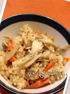 簡単!秋味炊き込みご飯☆-レシピのメイン写真