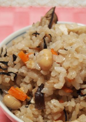 具だくさん炊き込み御飯☆-レシピのメイン写真
