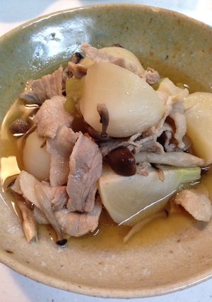 カブと豚肉の煮物-レシピのメイン写真