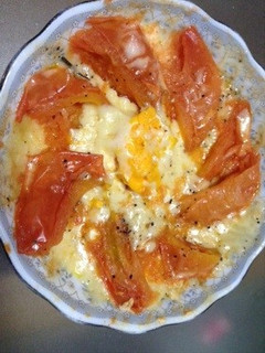 トマトと卵のチーズグラタン-レシピのメイン写真