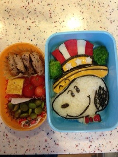 スヌーピーキャラ弁-レシピのメイン写真
