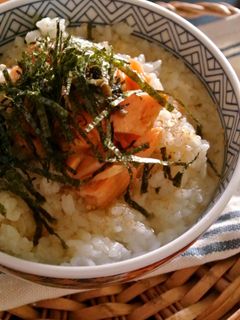 簡単!あっさり鮭茶漬け-レシピのメイン写真
