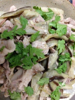蒸し茄子と豚肉の胡麻ゆず風味-レシピのメイン写真