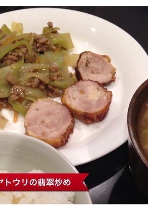 ハヤトウリの翡翠炒め-レシピのメイン写真