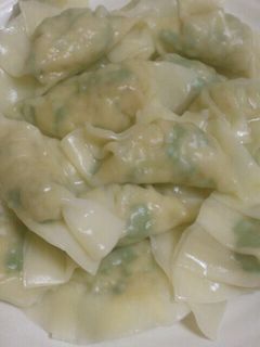 簡単♪鶏ひき肉とれんこんの水餃子-レシピのメイン写真