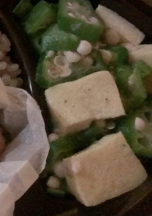 オクラと高野豆腐のゴマドレサラダ-レシピのメイン写真