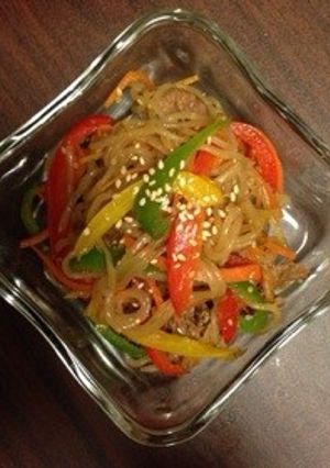しらたきでなんちゃってチャプチェ✾-レシピのメイン写真