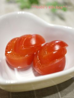 お弁当に*プチトマトの飾り切り*-レシピのメイン写真