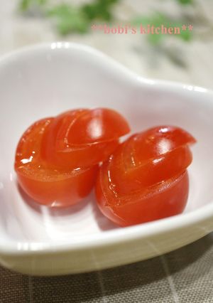 お弁当に*プチトマトの飾り切り*-レシピのメイン写真