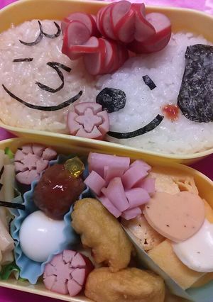 スヌーピーキャラ弁-レシピのメイン写真