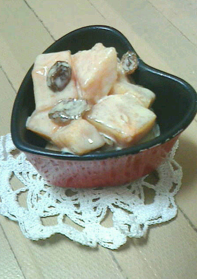 *柿のからしマヨ和えサラダ*-レシピのメイン写真