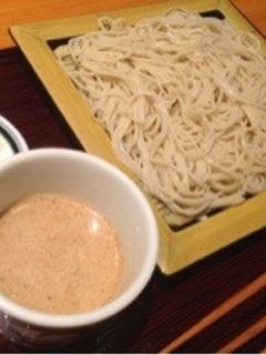 胡麻くるみつゆでざる蕎麦を。-レシピのメイン写真