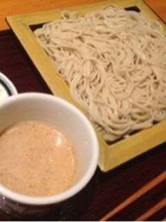 胡麻くるみつゆでざる蕎麦を。-レシピのメイン写真