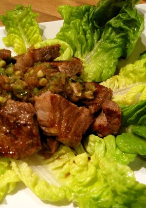 おろしポン酢ステーキサラダ風-レシピのメイン写真
