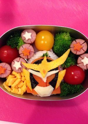 仮面ライダー ガイム キャラ弁-レシピのメイン写真