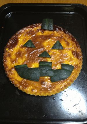 ミキサーで簡単！ハロウィンかぼちゃタルト-レシピのメイン写真