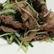 パパッと♪牛肉と水菜のシャキうま炒め煮
