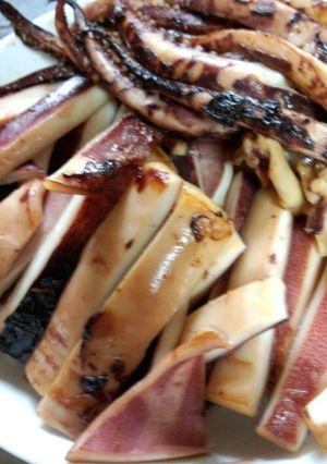 ☆一夜干しイカをﾌﾗｲﾊﾟﾝで焼く☆-レシピのメイン写真