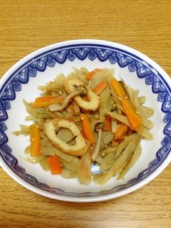 簡単☆きんぴらごぼう-レシピのメイン写真