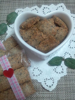 フープロで簡単チーズ黒ごまクッキー-レシピのメイン写真
