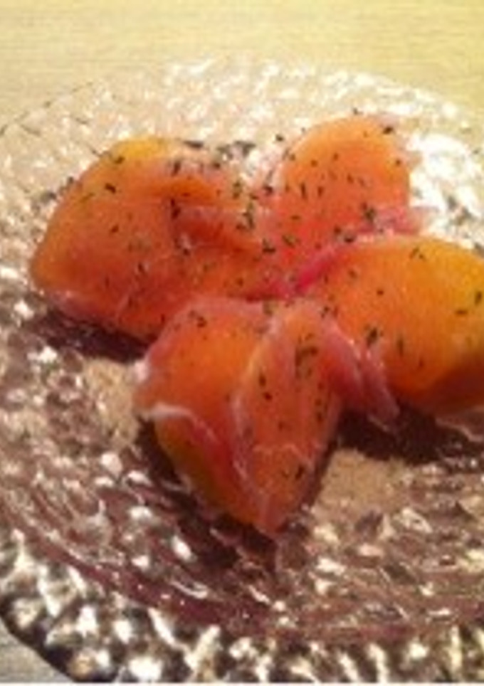 柿の生ハム巻き-レシピのメイン写真