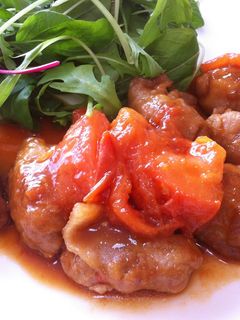 トマトと豚肉の生姜焼き-レシピのメイン写真