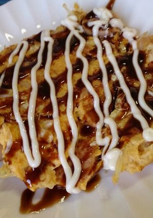 お好み焼き!?みたいな簡単玉子焼き-レシピのメイン写真