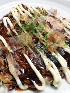 簡単!残ったそうめんでお好み焼き♪-レシピのメイン写真