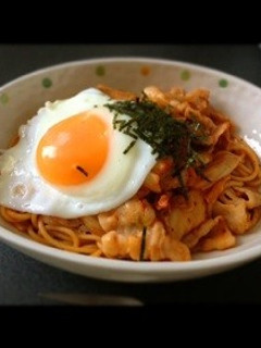 豚キムチパスタ♡-レシピのメイン写真