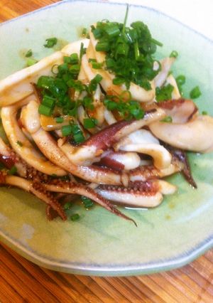 ニンニク香る♡イカの肝甘醤油焼き-レシピのメイン写真