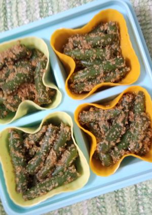 いんげんの胡麻和え　冷凍保存可-レシピのメイン写真