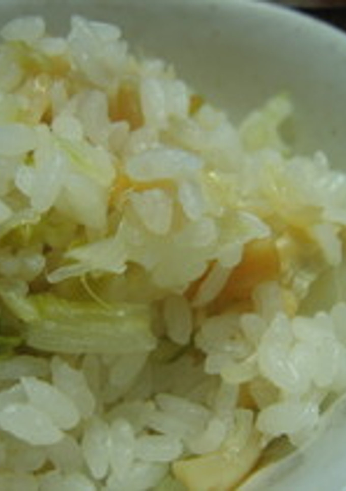 貝柱と白菜の炊き込みご飯-レシピのメイン写真