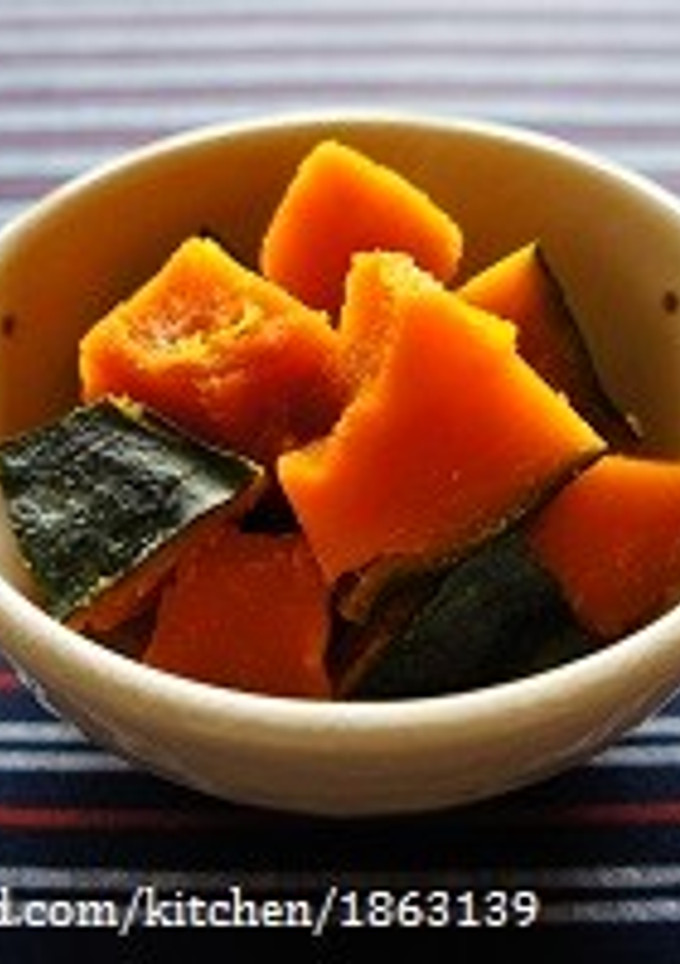 レンジで簡単♪かぼちゃの煮物-レシピのメイン写真