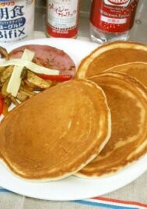 大人のもちもちパンケーキ-レシピのメイン写真